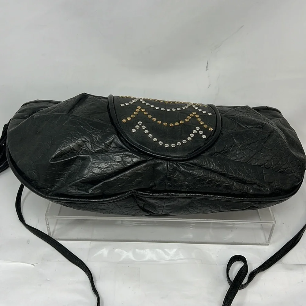 Meyers Large Dark Green Clutch Zip Top Shoulder Bag